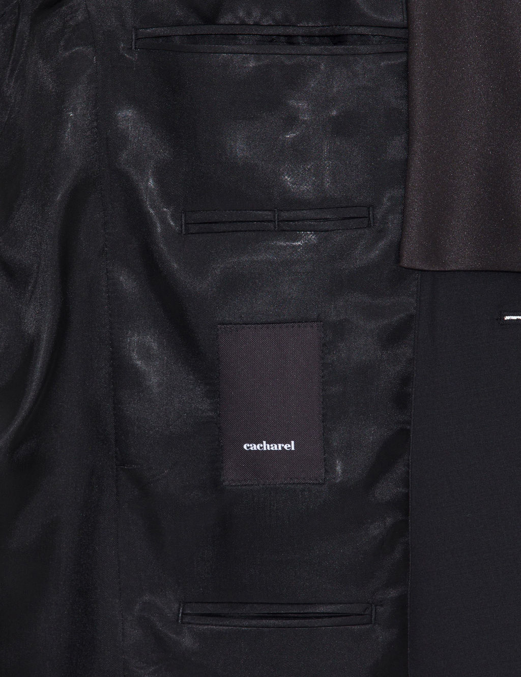 Черный зауженный пиджак-смокинг - Cacharel фото 7