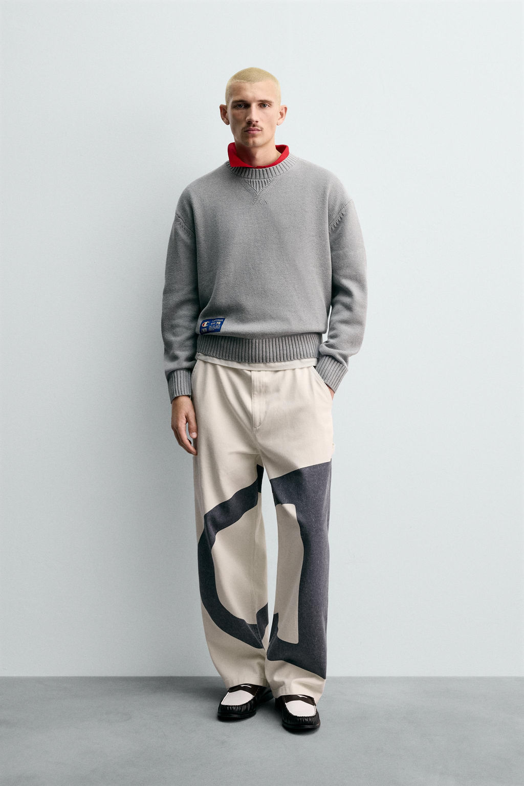 CHAMPION® X ZARA CONTRAST LOGO TROUSERS