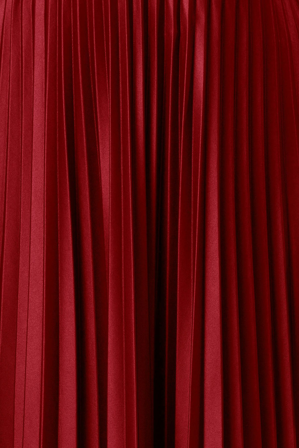 Bordo Piliseli Maxi Etek TWOSS24ET00041