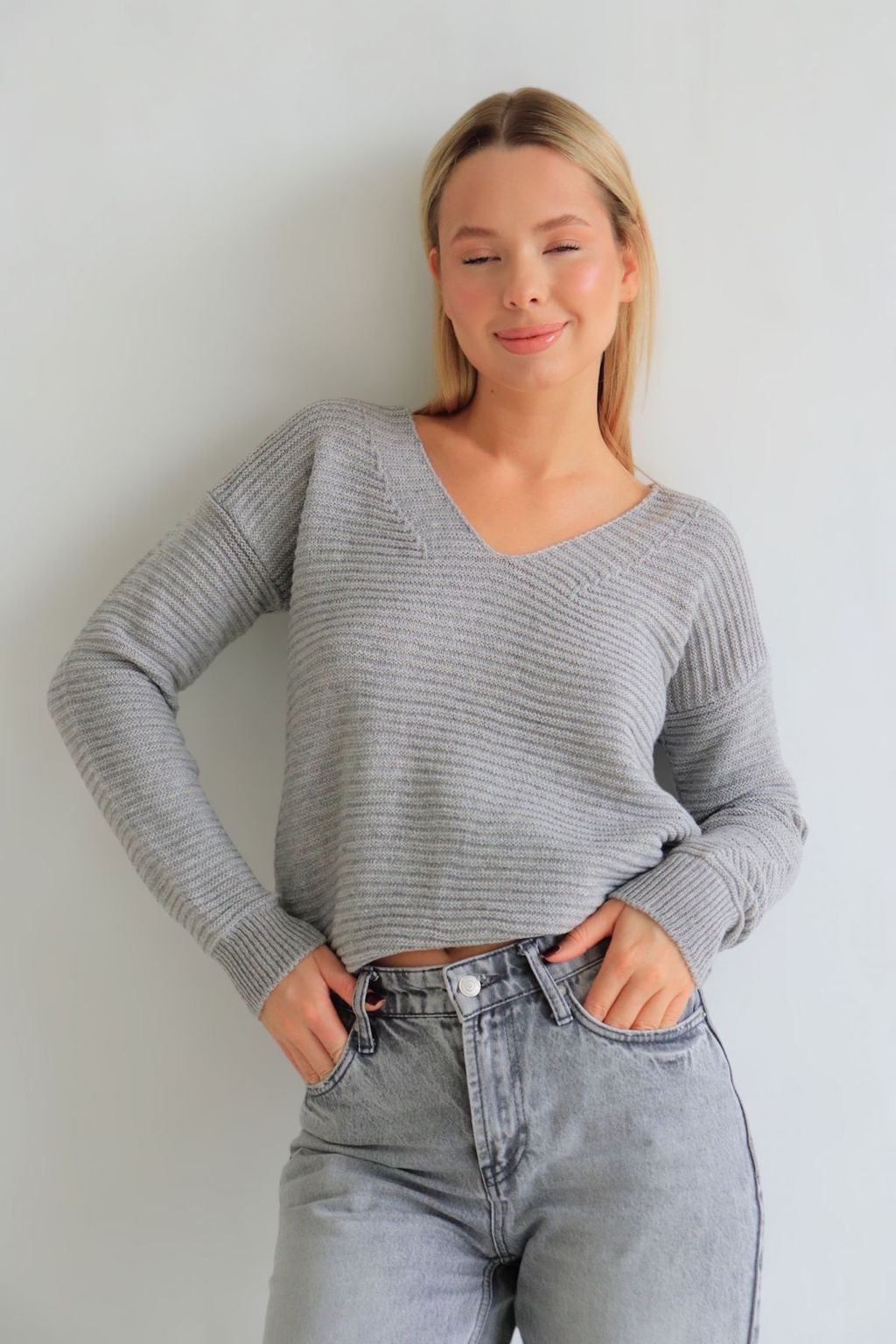 10809 Пуловер серый - Martichelli фото 21