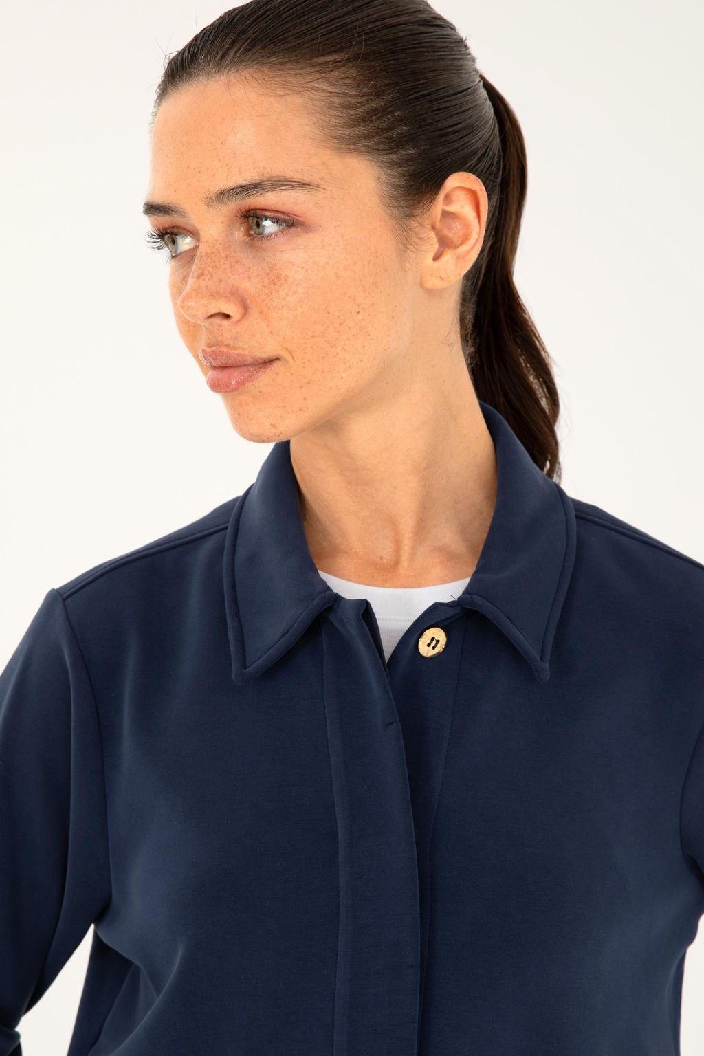 Женский темно-синий свитшот Неожиданная скидка в корзине - U.s. polo assn фото 2