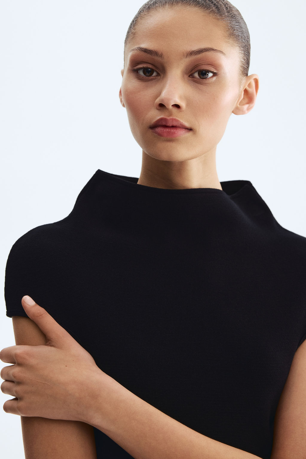 Top con cuello perkins - H&m фото 8