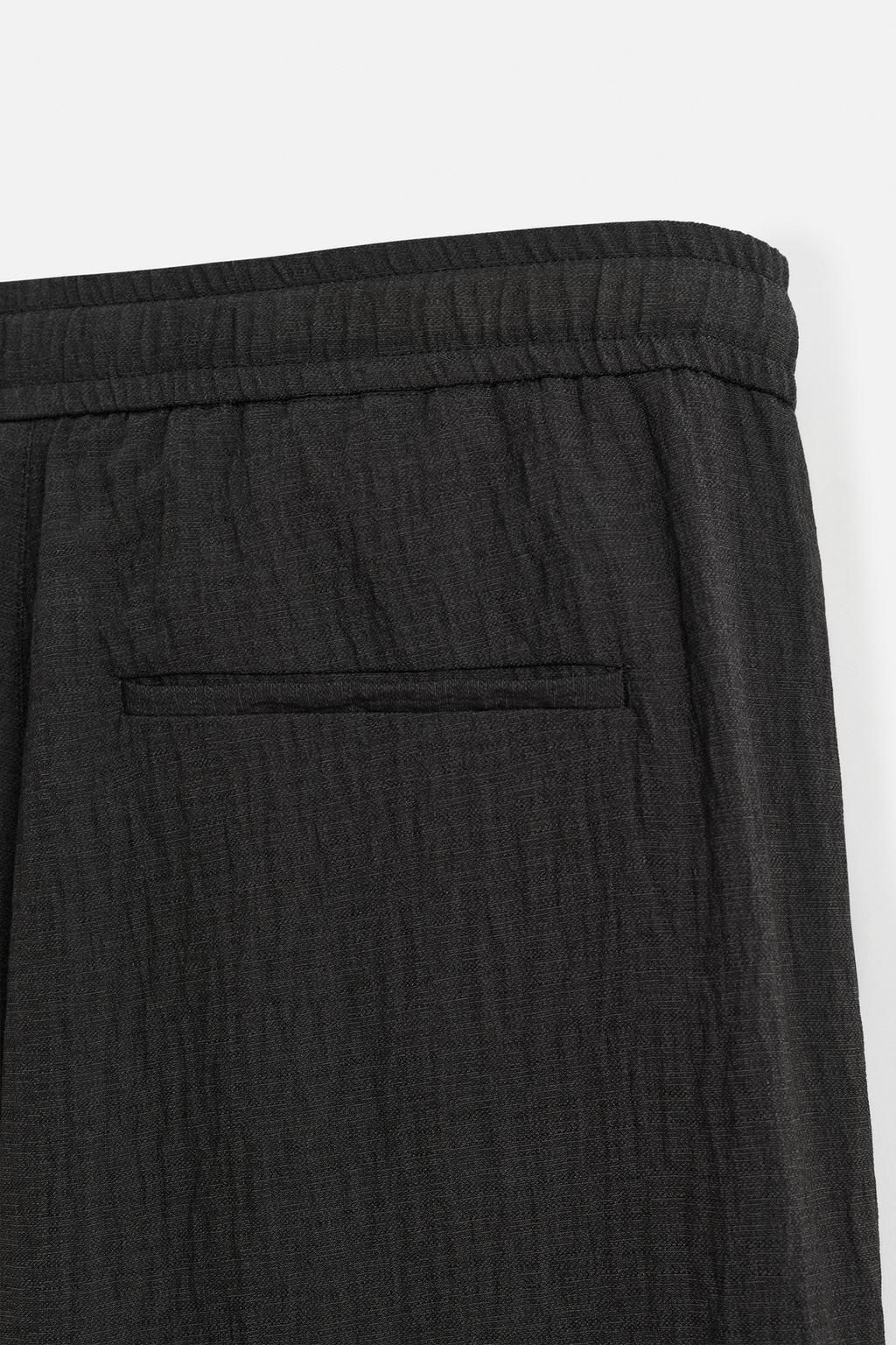 RELAXED FIT COLOUR BLOCK TROUSERS - Zara фото 10