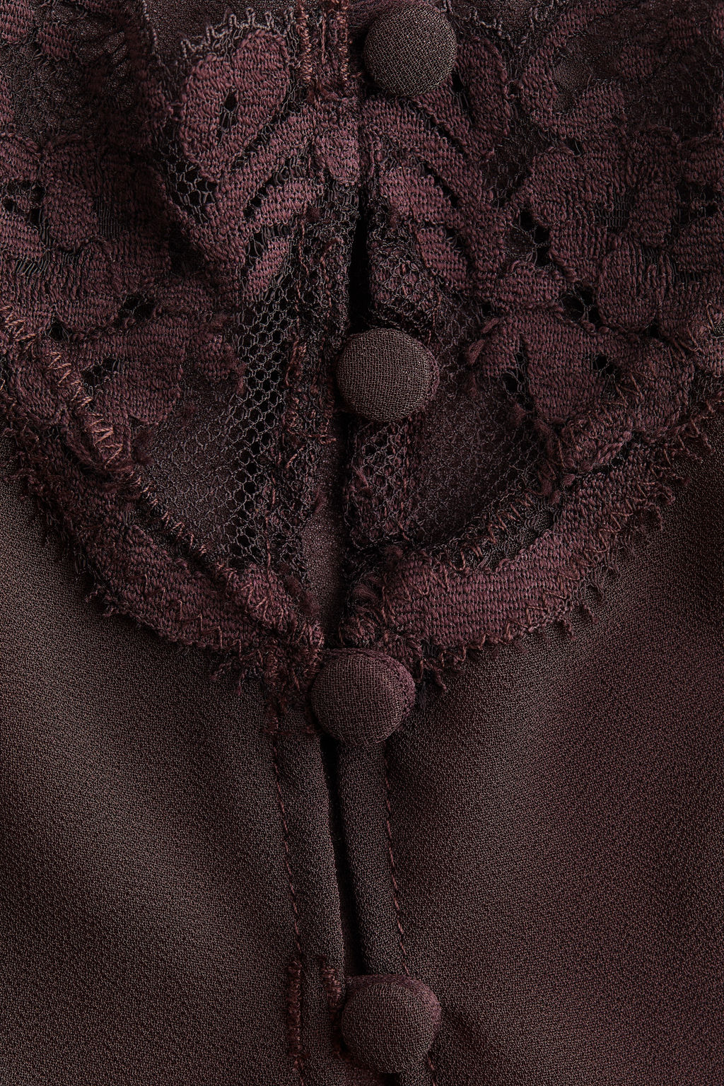 Top de tirantes espagueti con ribete de encaje - H&m фото 7