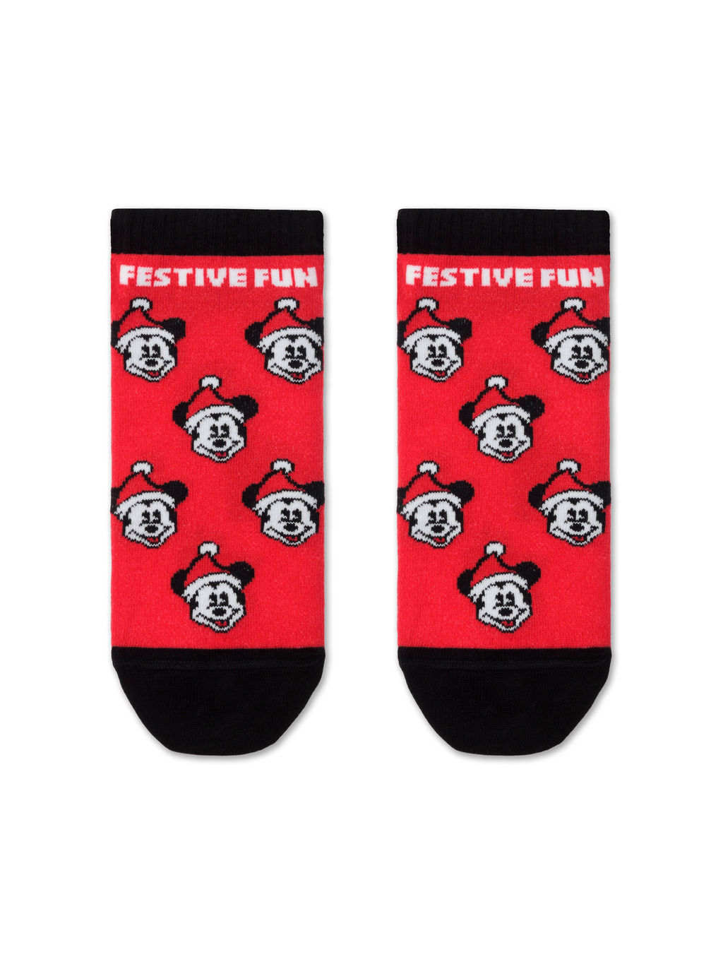 Цена за 2 пары. CONTE Носки женские новогодние красный