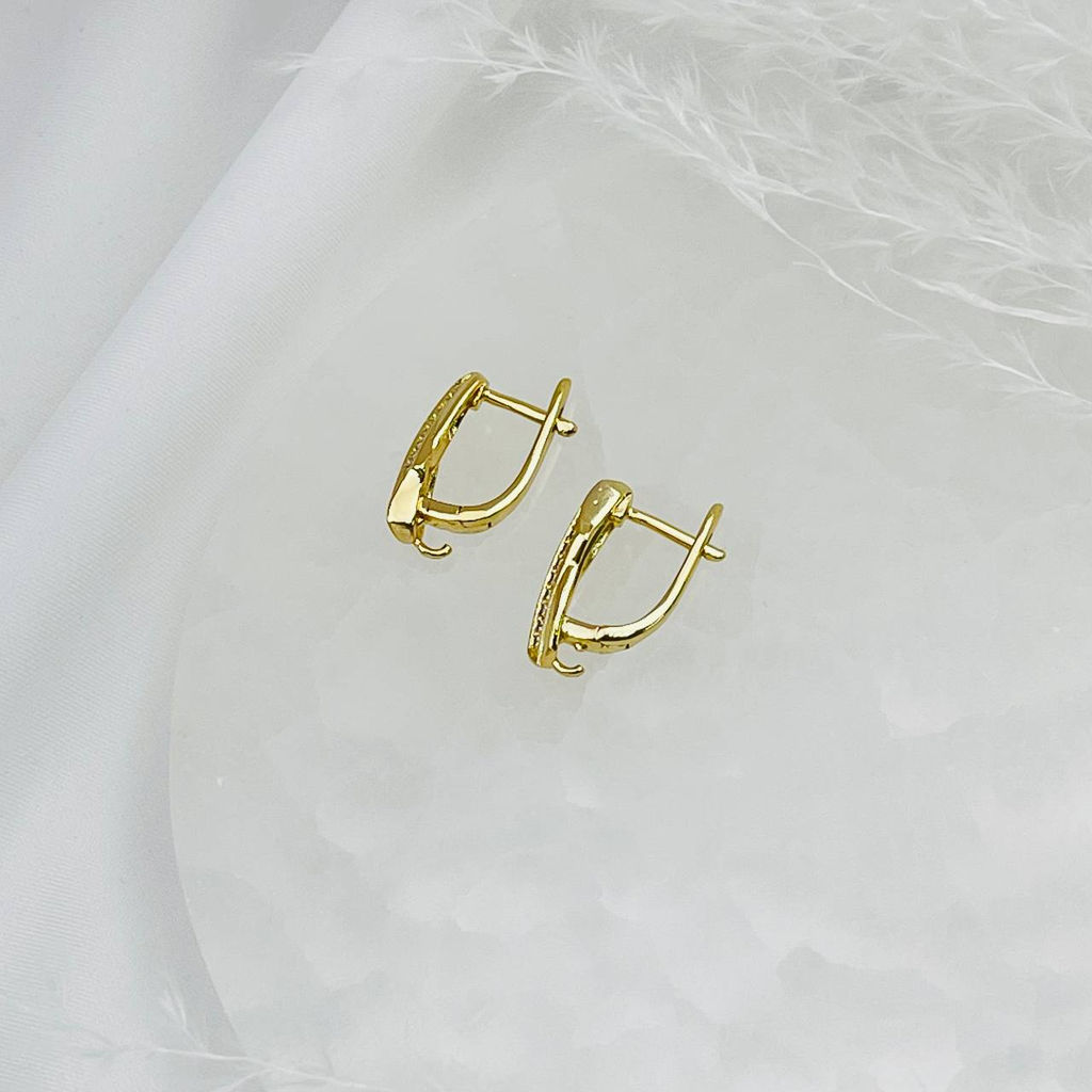 Швензы для сережек с Фианитами