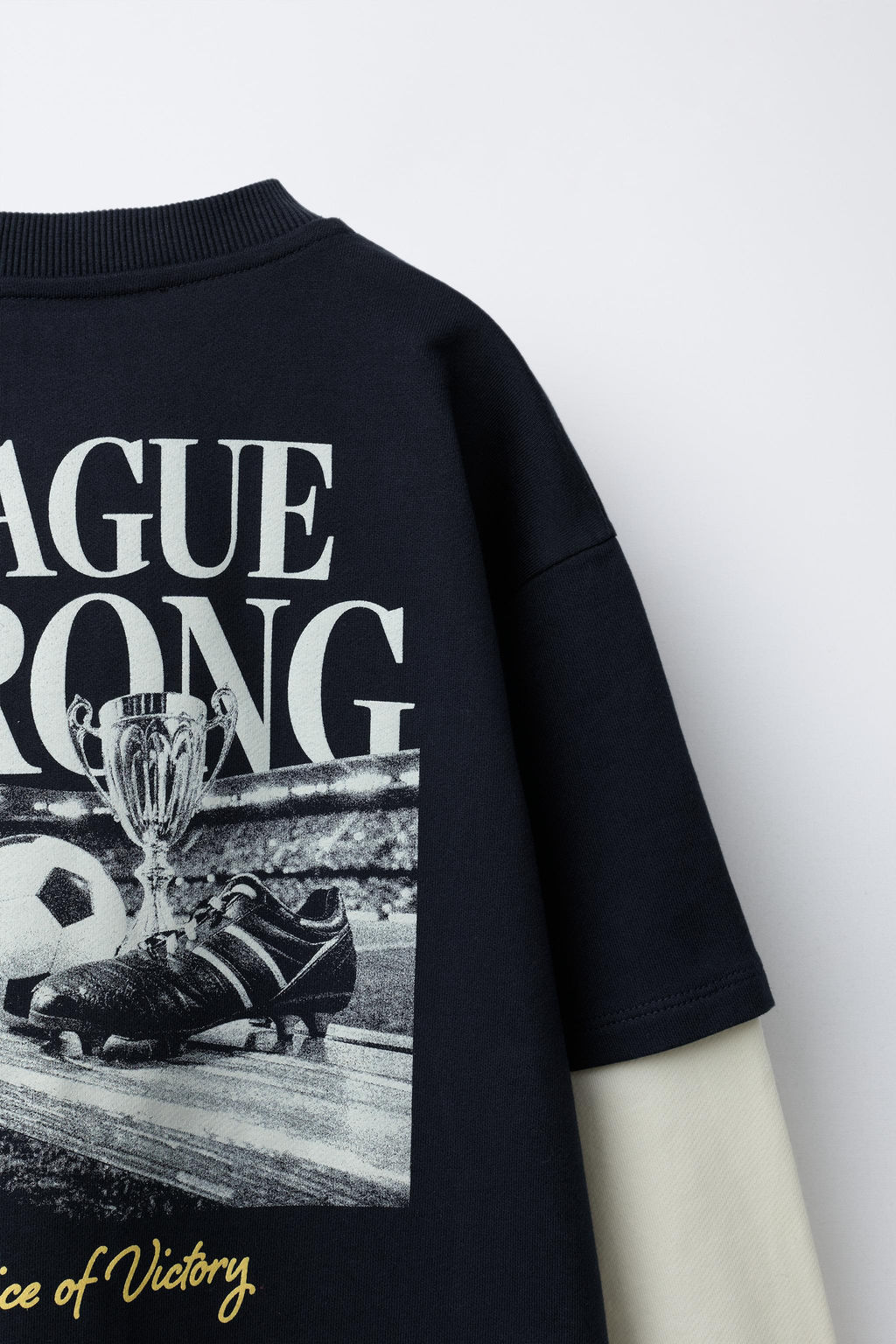 DOUBLE-SLEEVE FOOTBALL T-SHIRT - Zara фото 10
