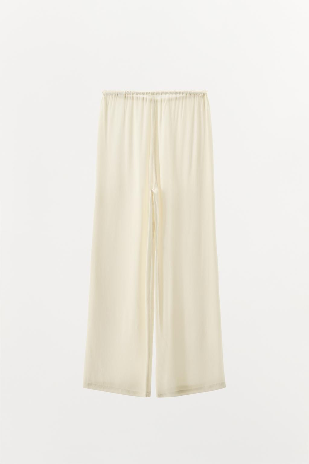 WIDE-LEG TROUSERS - Zara фото 4