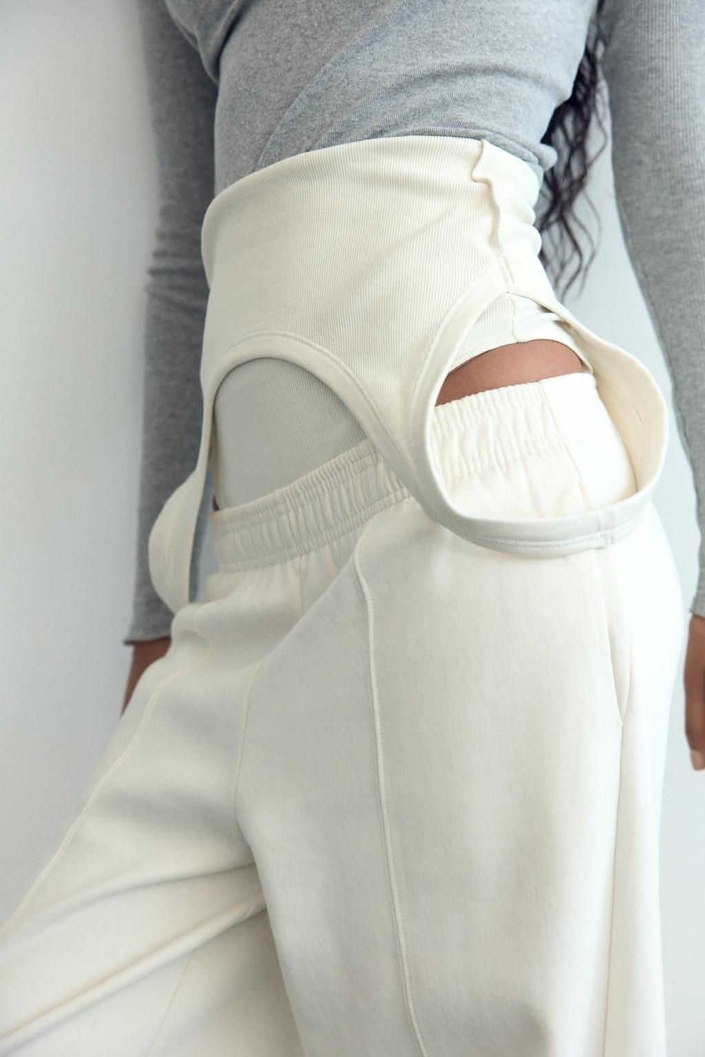 STRAIGHT-LEG PLUSH TROUSERS - Zara фото 39