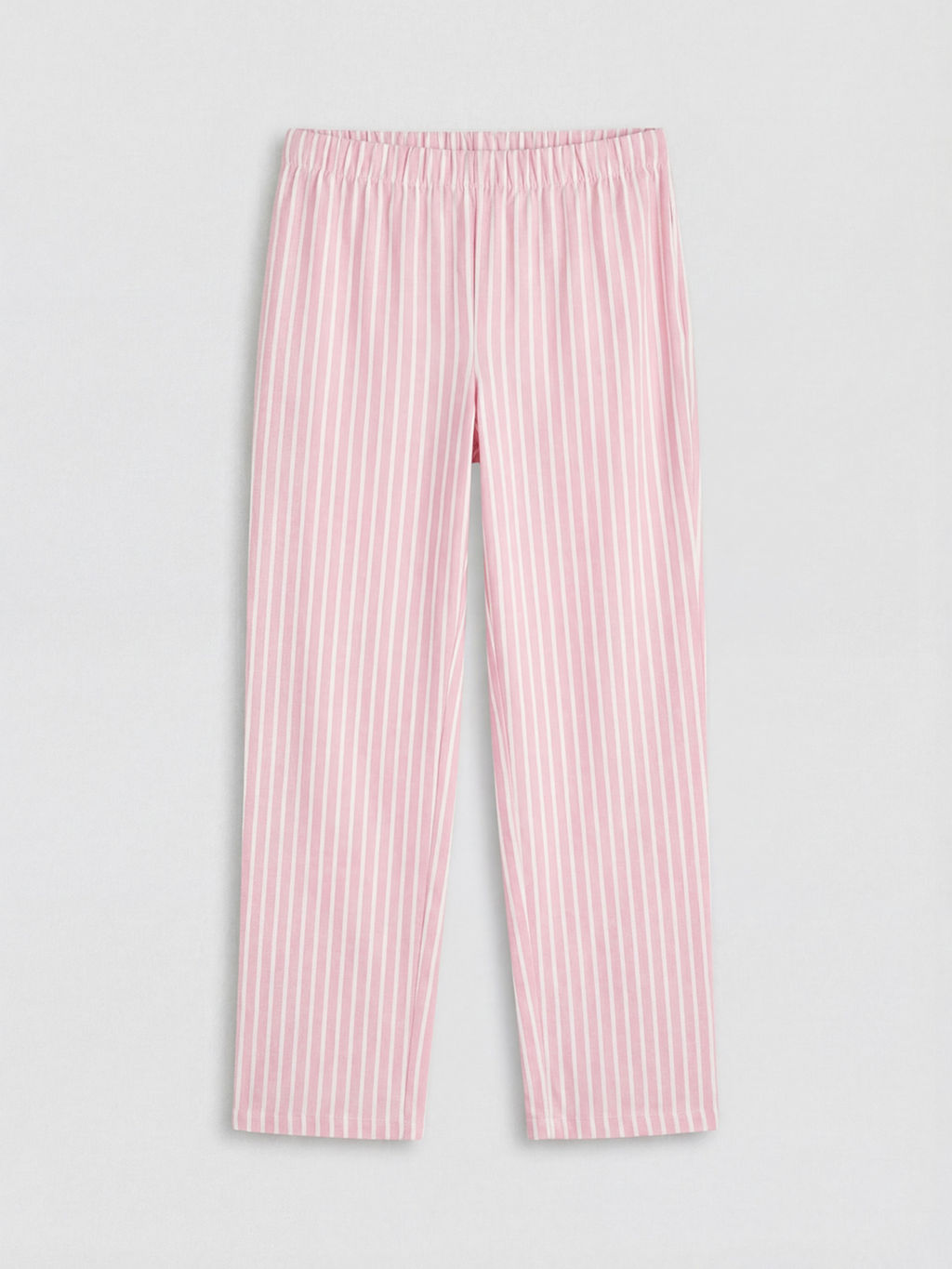 Beli Lastikli ?izgili K?z ?ocuk Pijama Alt?