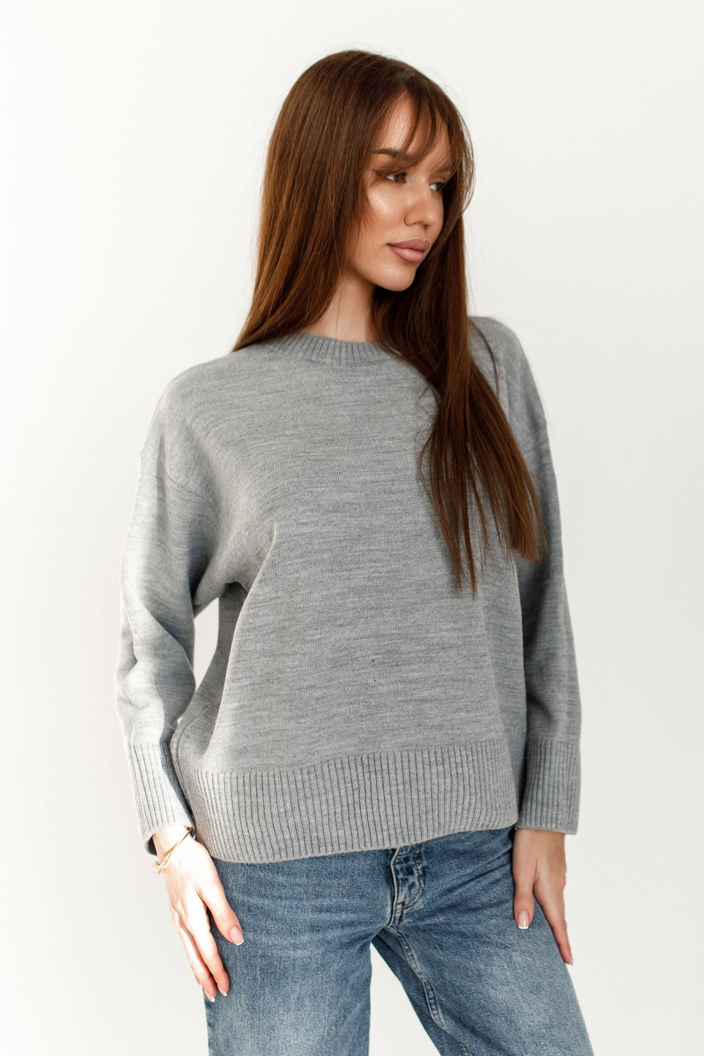 4103 ТЕМНО-СЕРЫЙ СВИТЕР