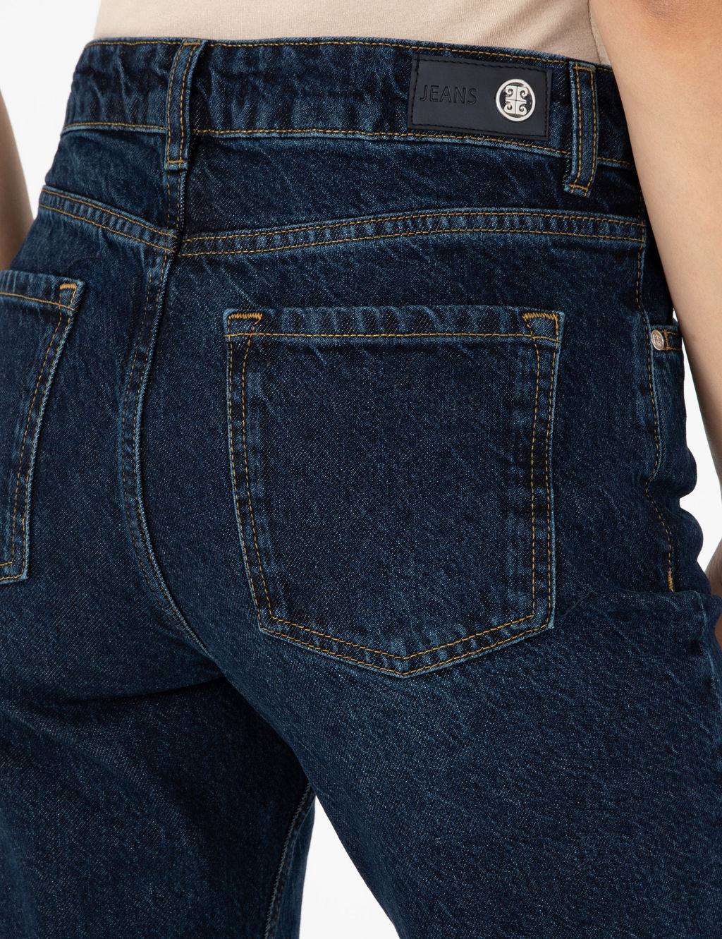 Koyu _ndigo Straight Fit Jean Pantolon