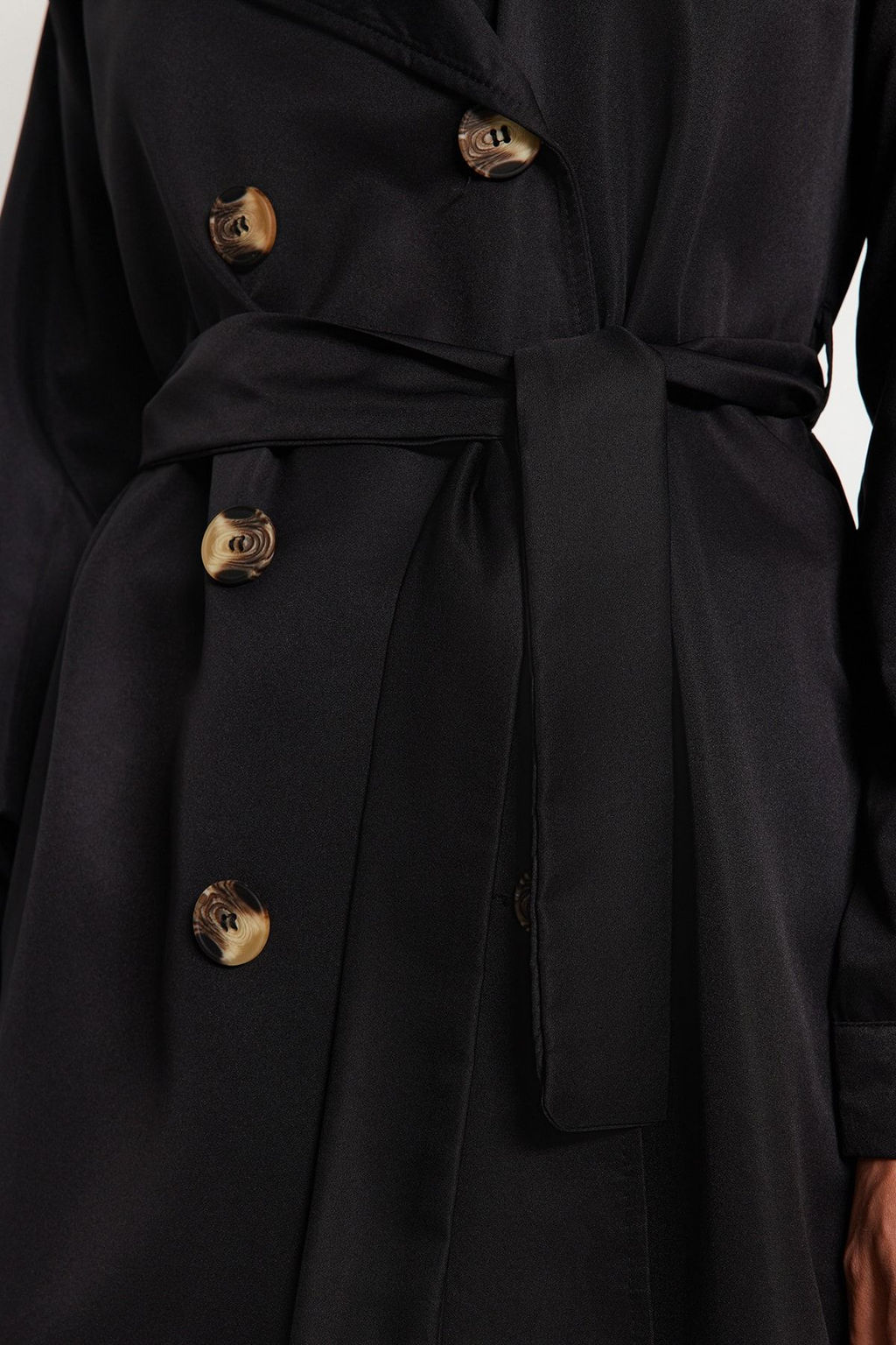 Trendyolmilla Bej Kusakl? Su Itici Uzun Trenckot TWOAW24TR00003  фото 10