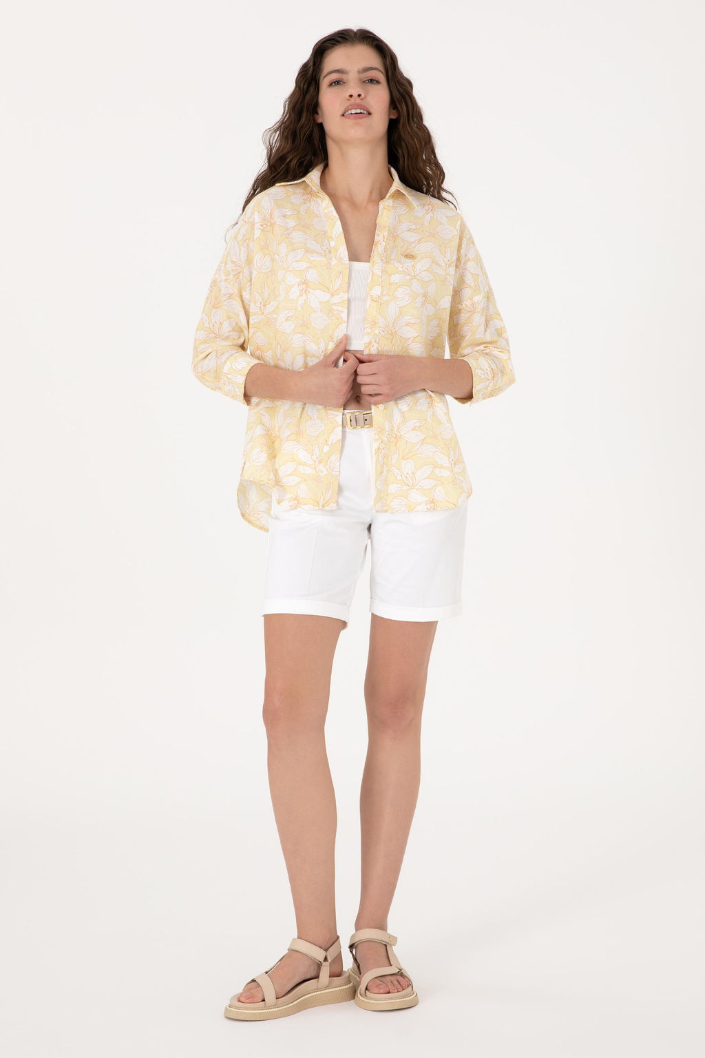 Kad_n A__k Haki Uzun Kollu G_mlek Sepette S_rpriz _ndirim - U.s. polo assn фото 4