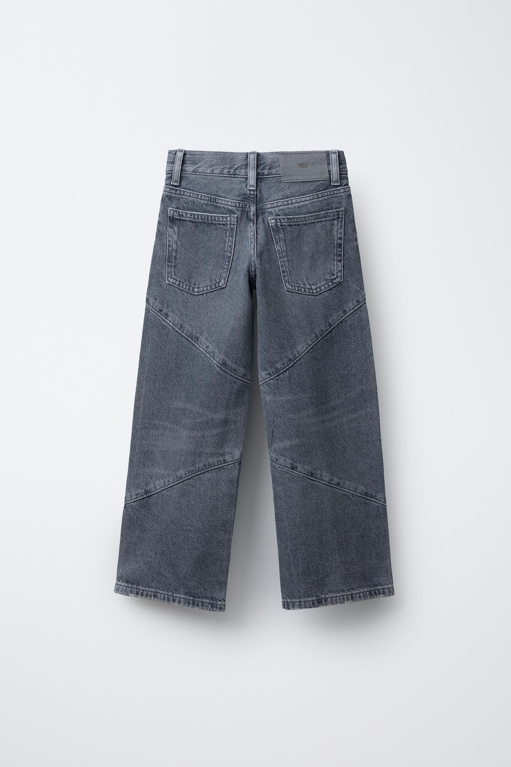 WIDE-LEG JEANS WITH STUDS - Zara фото 2