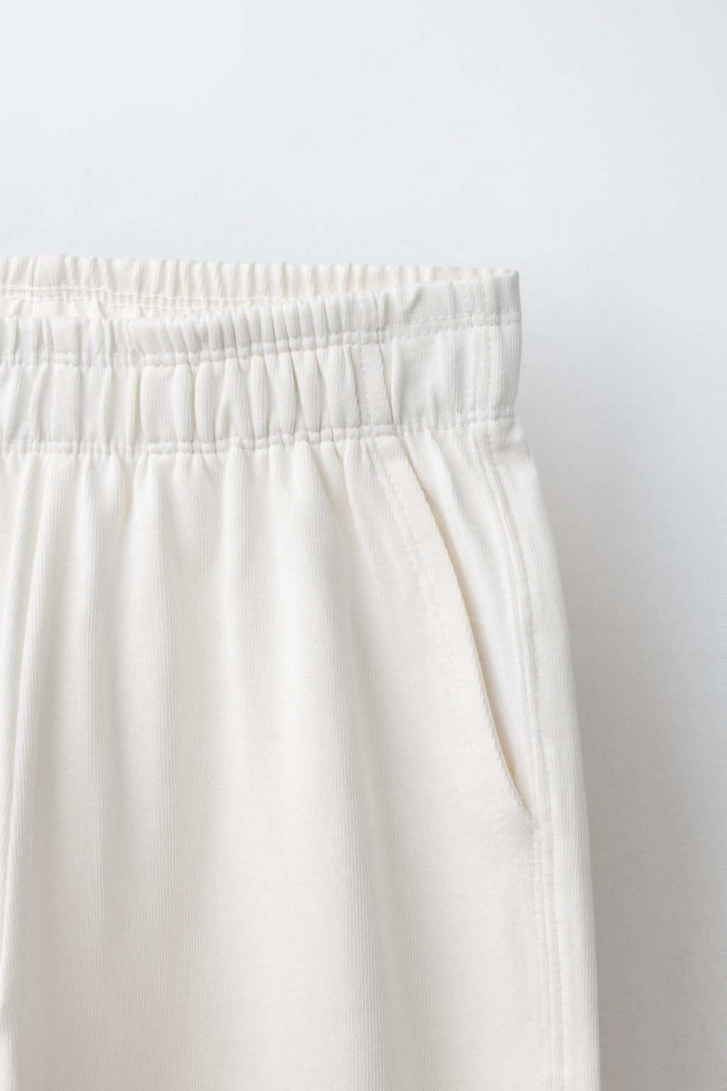 PANTAL?N FELPA HEAVY JERSEY WIDE LEG / Crudo - Zara фото 3