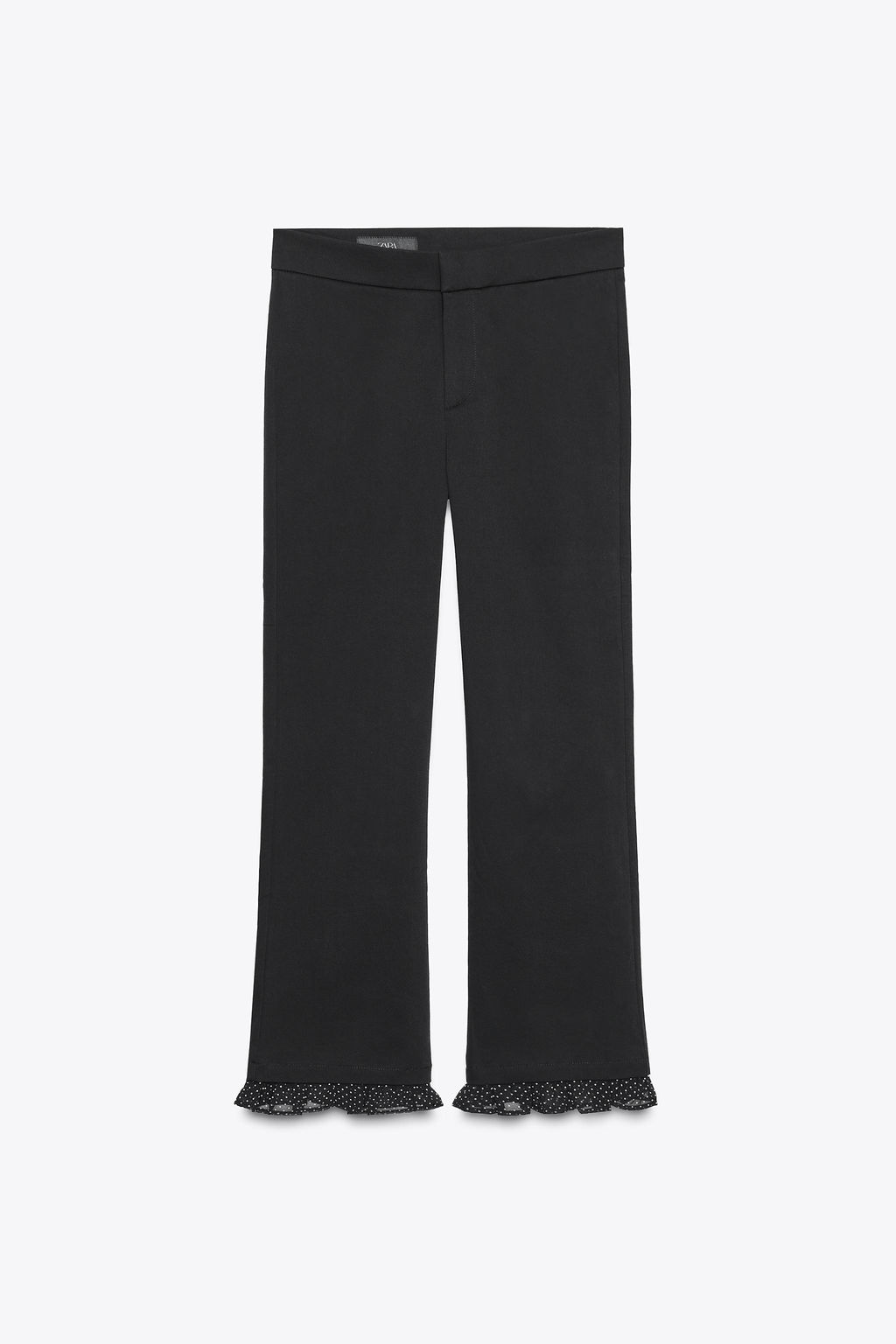 RUFFLED MINI FLARE TROUSERS - Zara фото 4