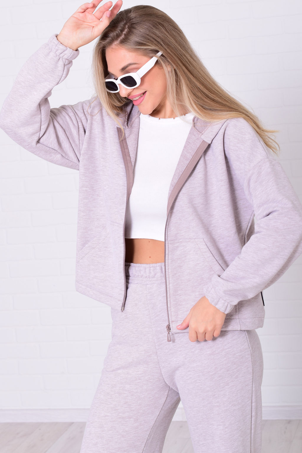 Костюм женский 5-344 из премиального футера трехнитка петля пенье - Новое кимоно фото 7