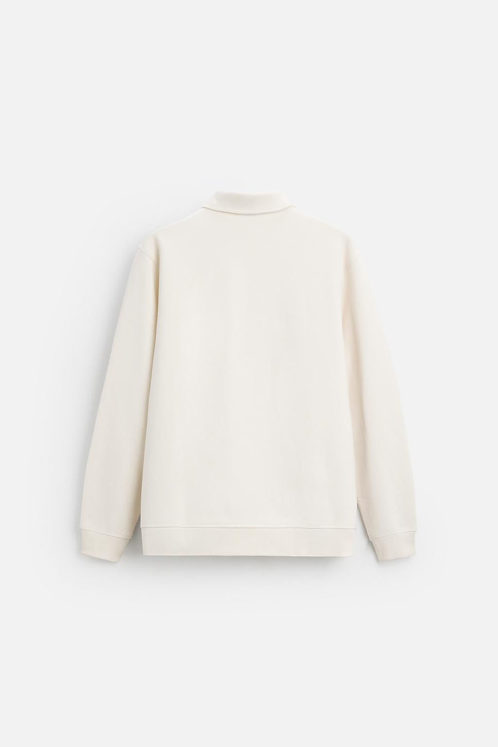 INTERLOCK ZIP POLO SHIRT - Zara фото 15