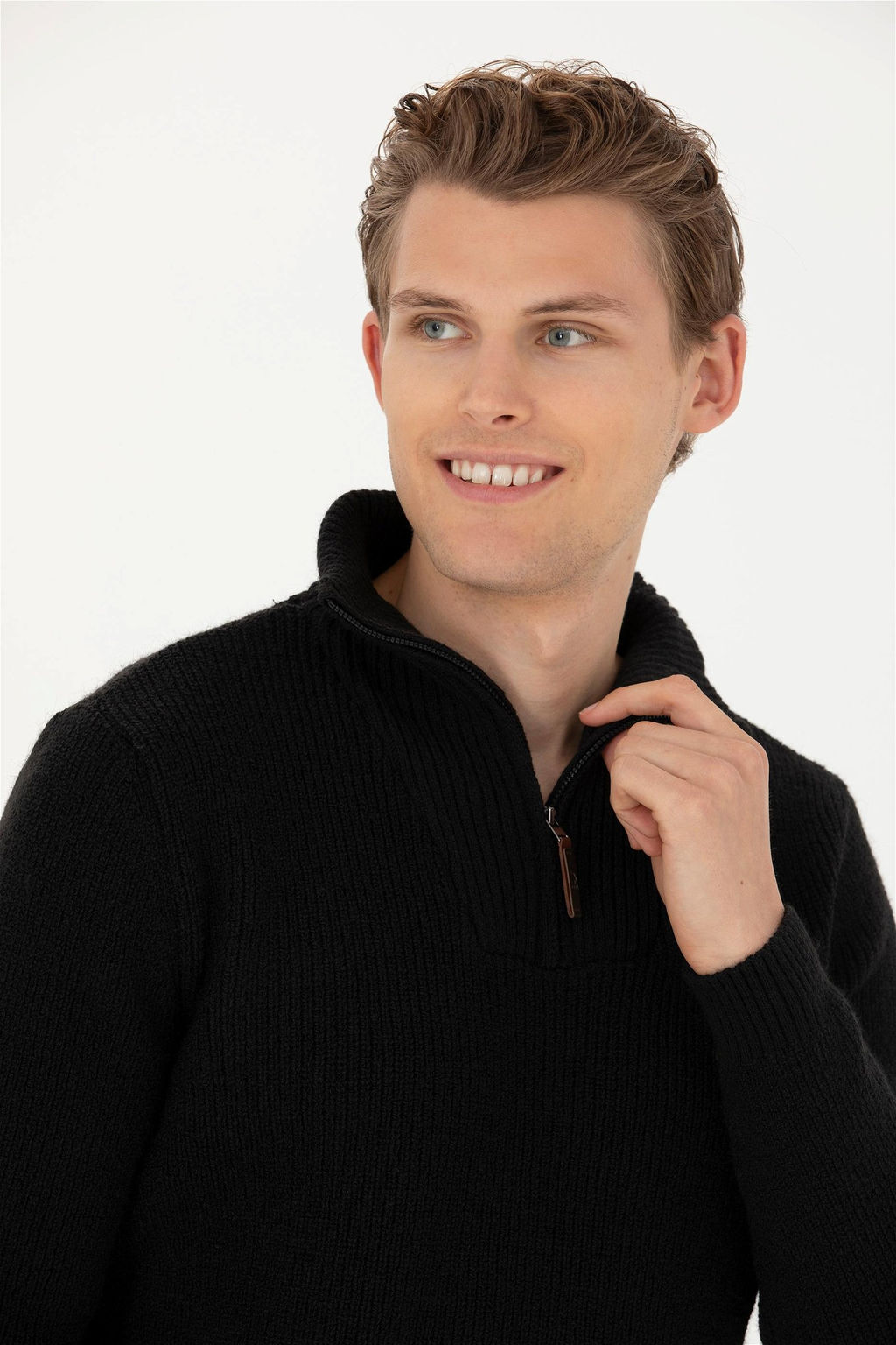 Мужской черный свитер - U.s. polo assn фото 10
