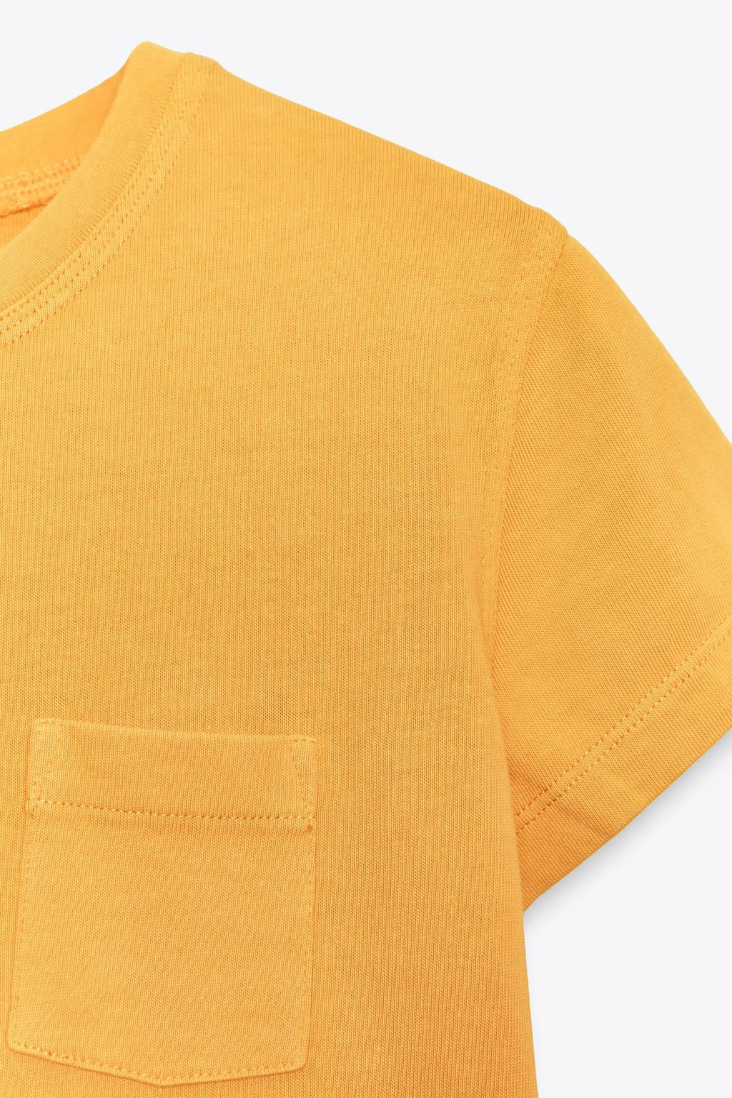 WASHED T-SHIRT WITH POCKET - Zara фото 25