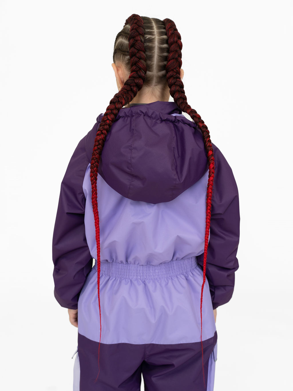 Комбинезон демисезонный сирень