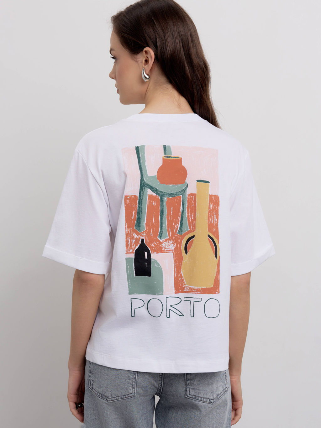 CONTE LD 2710 Футболка женская white-porto - Conte elegant фото 4