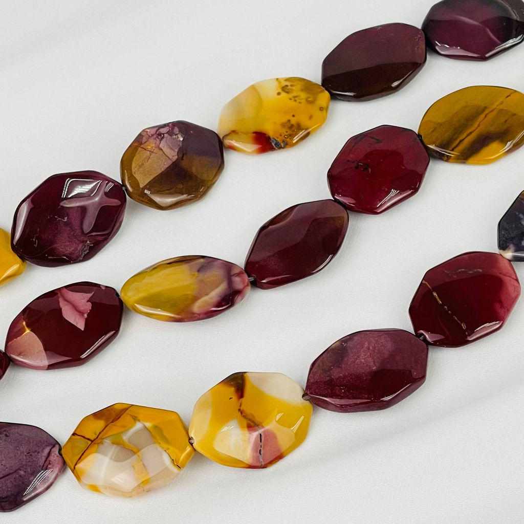 Бусины для украшений из Яшмы (Мукаит) 40 см