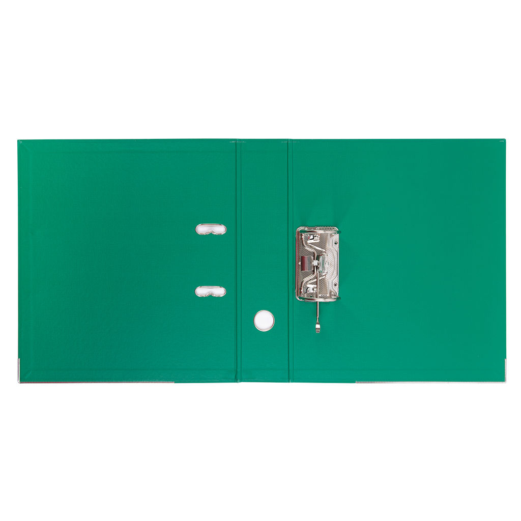 Expert Complete Регистратор PVC, 2-х стороннее покрытие, мет.уг. 75 мм 50 шт. Premier A4 арочный механ. (разб.) лён зеленый ЕС100162003