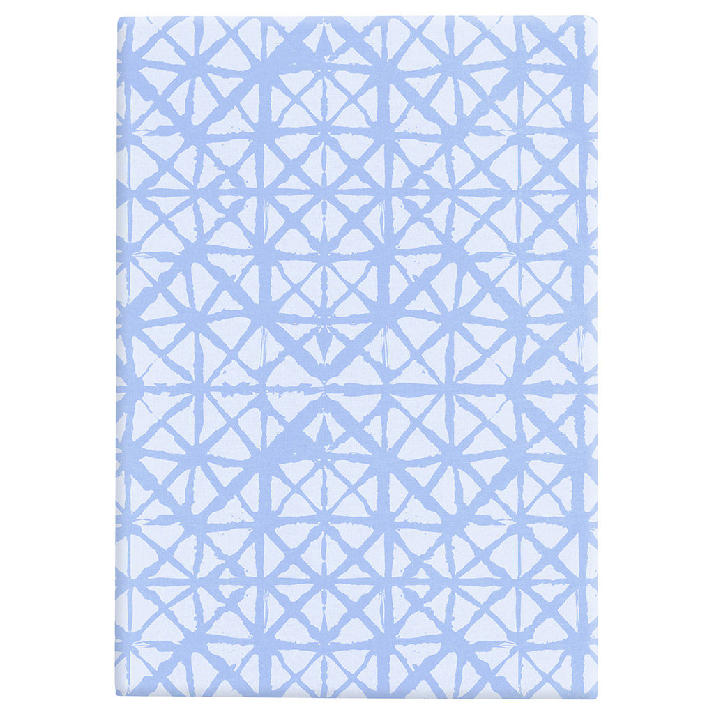 Простыня ясельная 100х150см Фантазеры, сине-сиреневый, бязь 121г/м2, хлопок 100%, упаковка классическая ПВХ 28х41см, Домашняя мода (Россия)