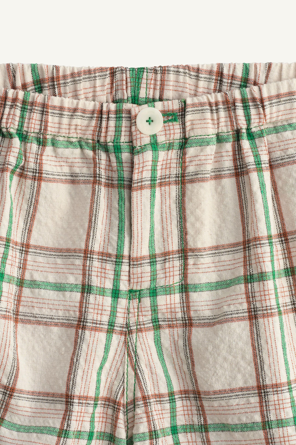 BERMUDA CUADROS LIMITED EDITION / Beige / Verde - Zara фото 9