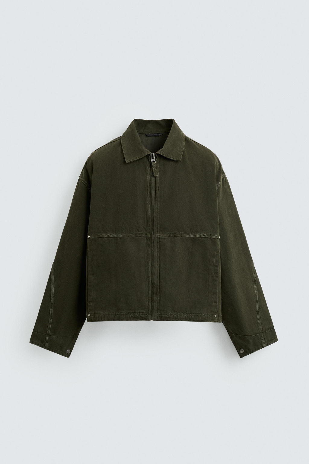 RELAXED FIT WASHED JACKET - Zara фото 7