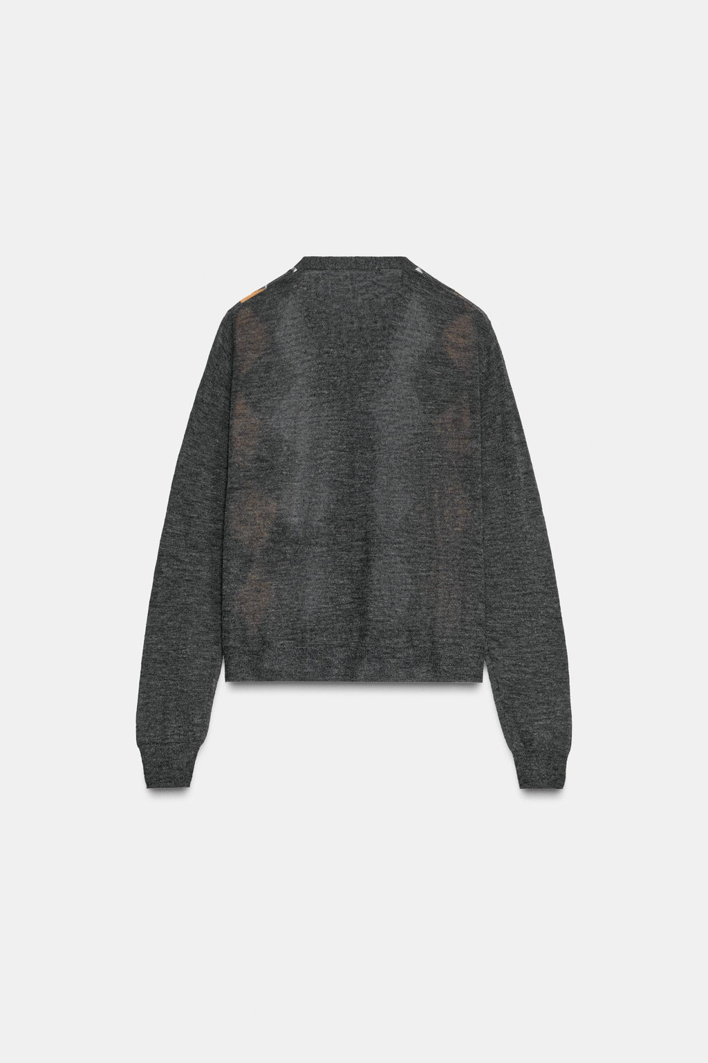 ARGYLE KNIT CARDIGAN - Zara фото 6