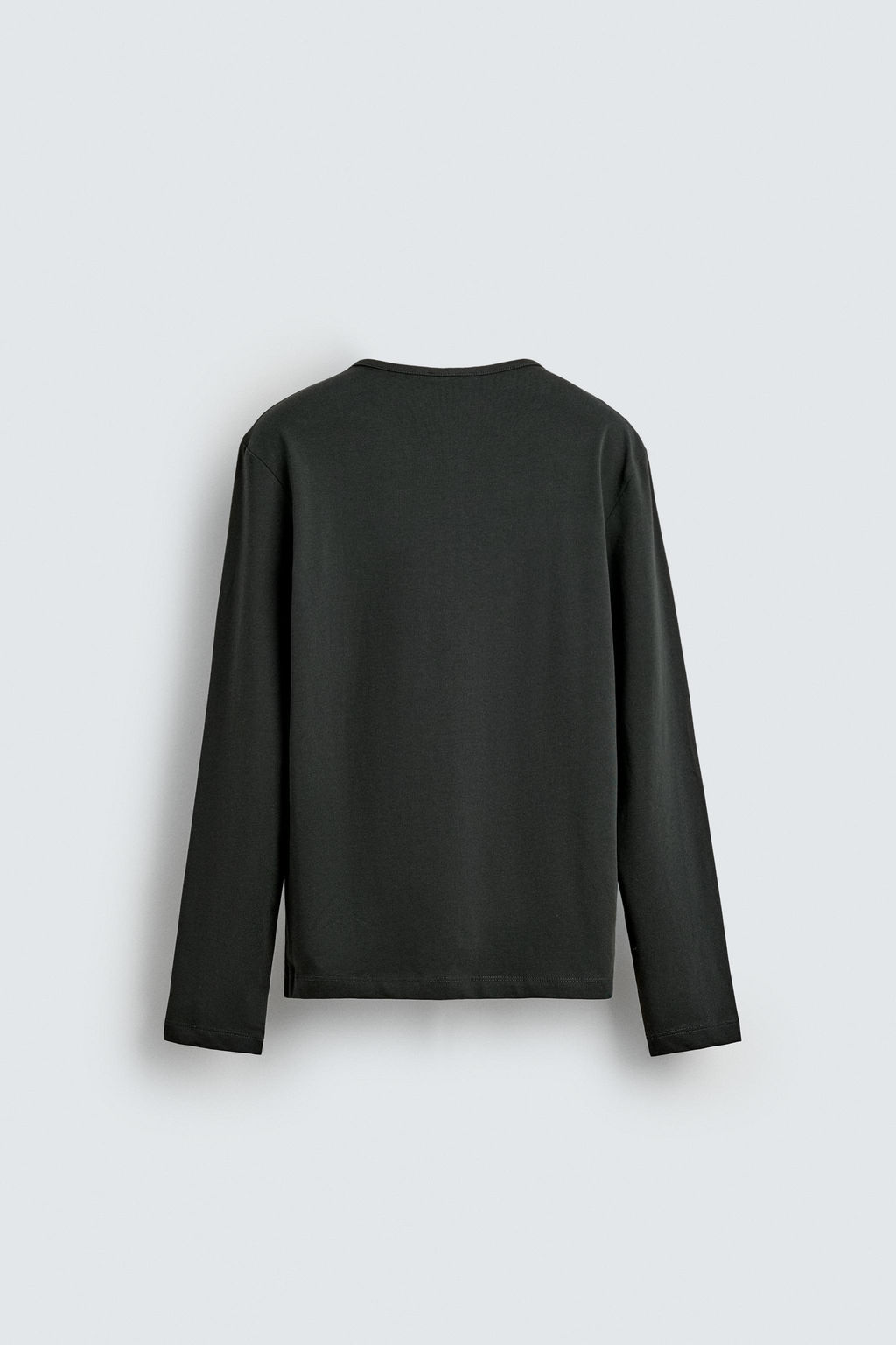 RELAXED FIT HENLEY T-SHIRT - Zara фото 8