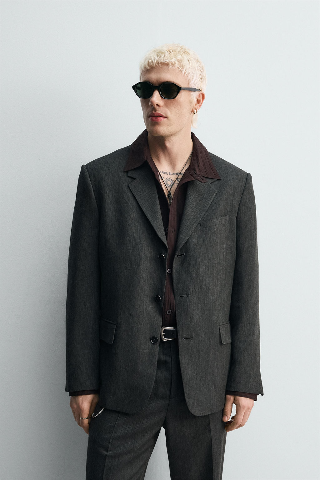 LIMITED EDITION TEXTURED BLAZER - Zara фото 2