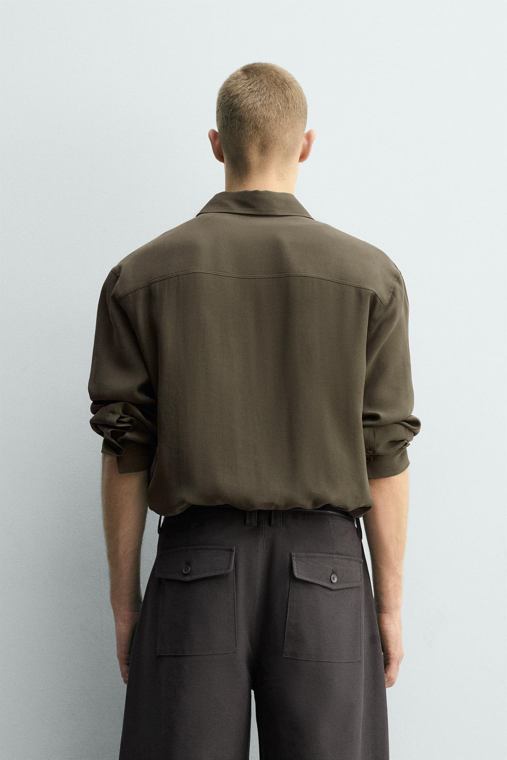FLUID SHIRT WITH POCKET - Zara фото 3