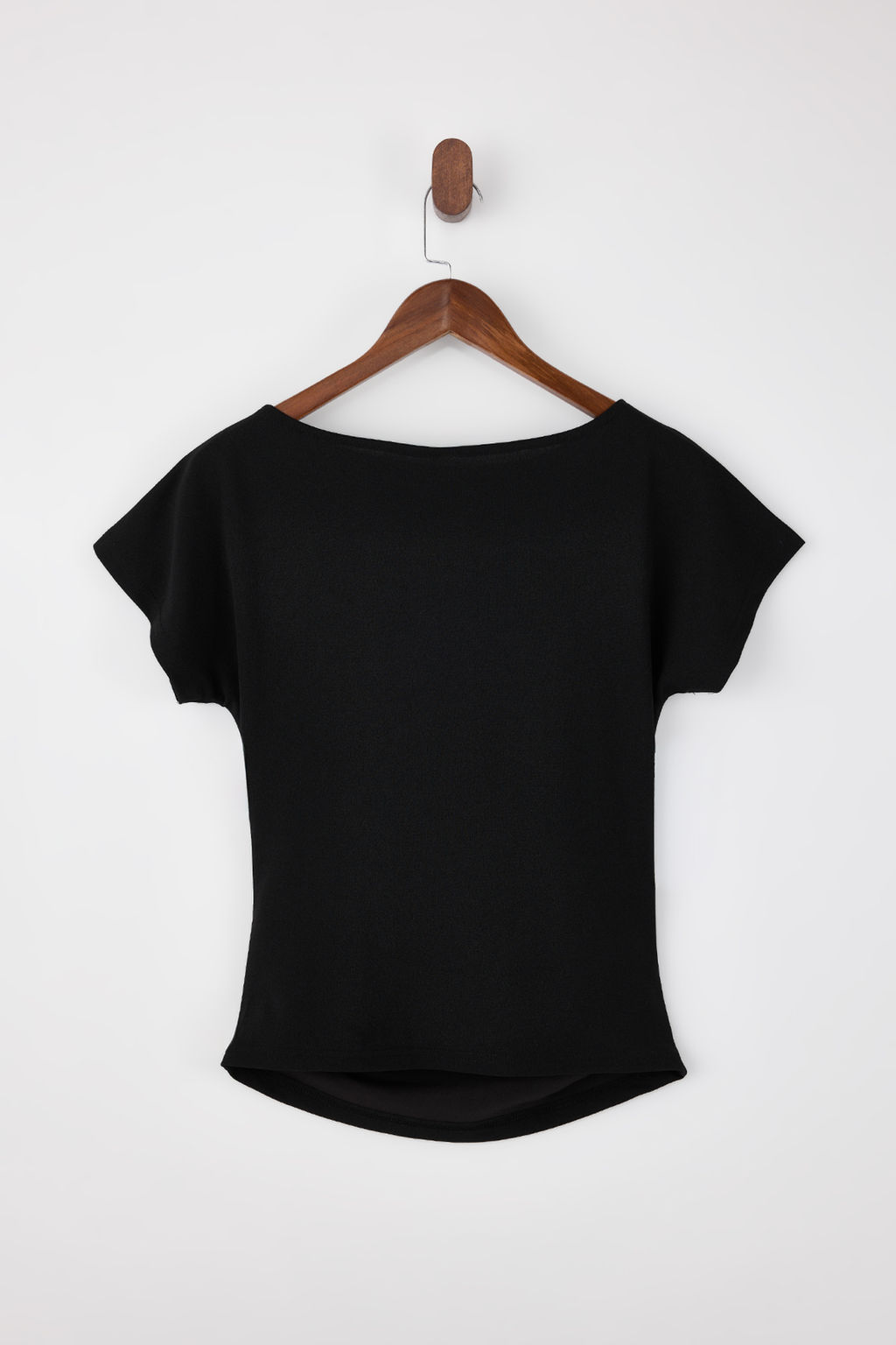 Tas Fitted/Vucuda Oturan Kay?k Yaka Dusuk Kol K?sa Kollu Scuba Krep Orme Bluz TWOSS26BZ00080 - Trendyolmilla фото 12