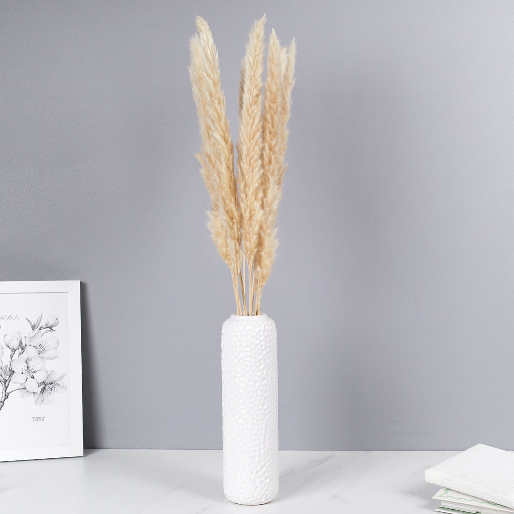 Сухоцвет набор 10 штук 75 см бежевый Картадерия / GT-157-1 /уп 400/ - ГалеонТрейд фото 6