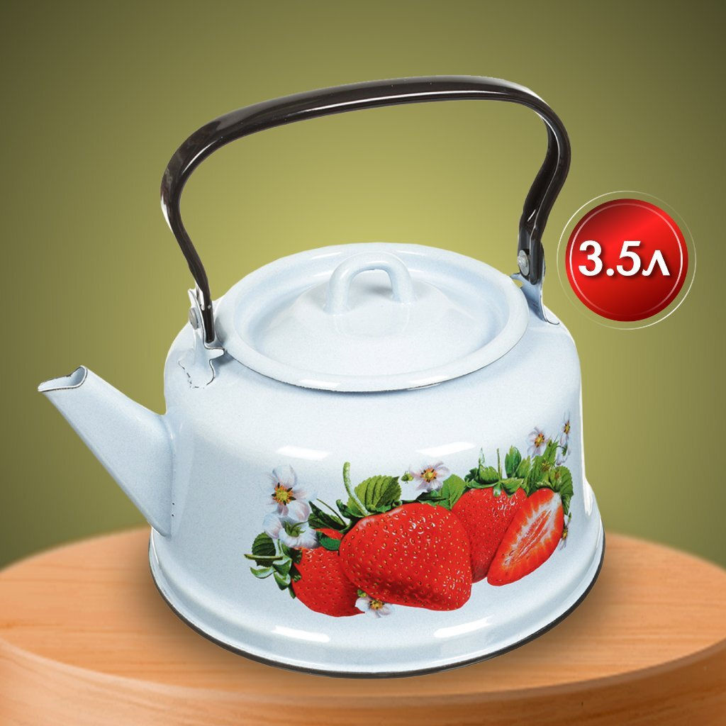 ЭМ_Чайник 3,5 л "Бабушкин" ДЕКОР с тонированием арт С2713,2713п, 2713.6, 76, 59, 63, 2713.з, 2713.44