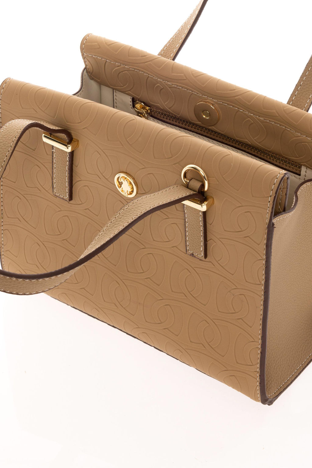 U. S. Polo Assn / Женская темно-бежевая сумка через плечо - U.s. polo assn фото 5