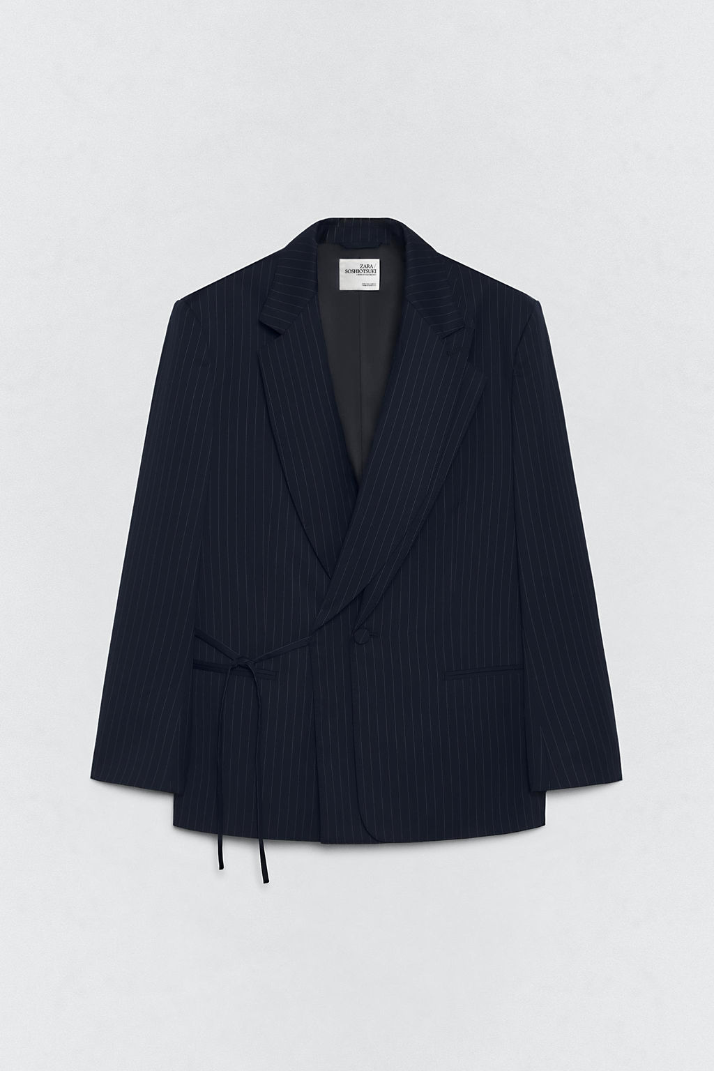 SOSHIOTSUKI X ZARA PINSTRIPE SUIT BLAZER  фото 3