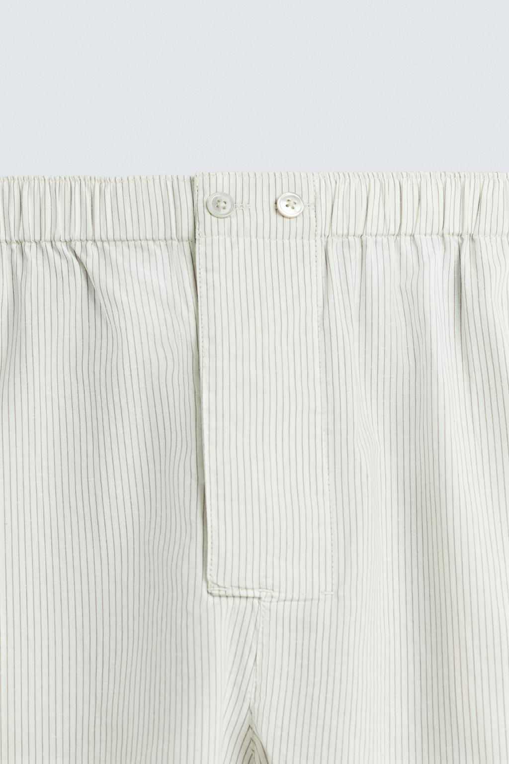 COTTON-HEMP STRIPED BERMUDA SHORTS - Zara фото 17