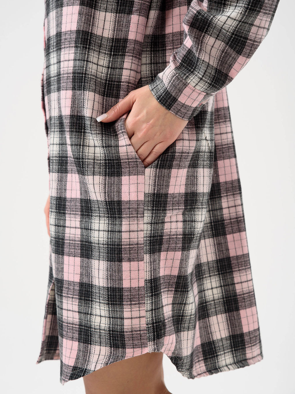 Халат фланель "Рубашка"