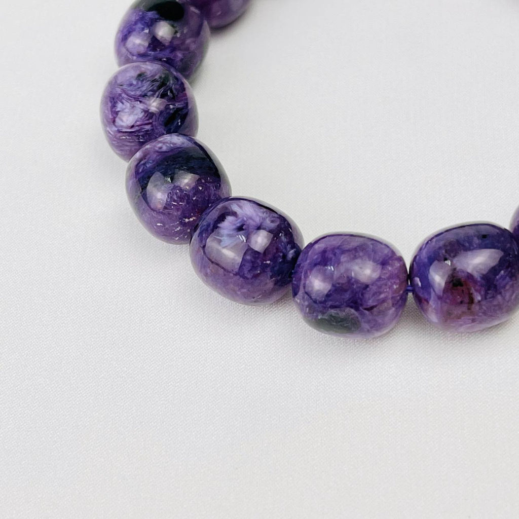 Браслет из Чароита 19 см - Радуга самоцветов фото 2