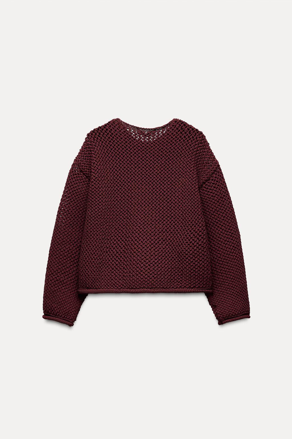 CHUNKY-KNIT CARDIGAN - Zara фото 5