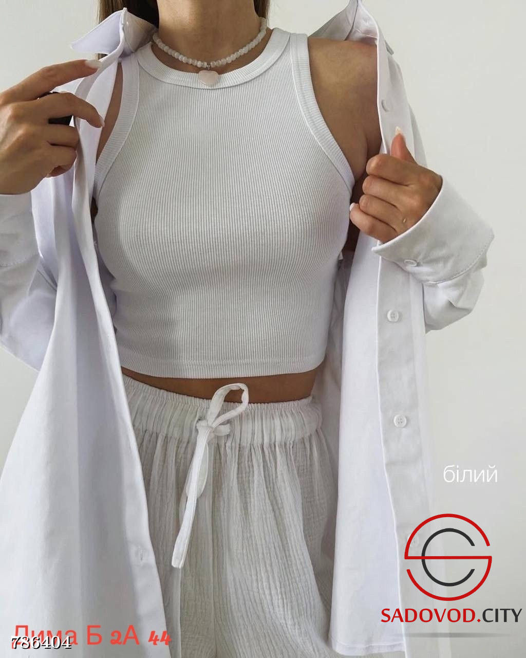 Женская базовая однотонная майка - Bruno фото 3