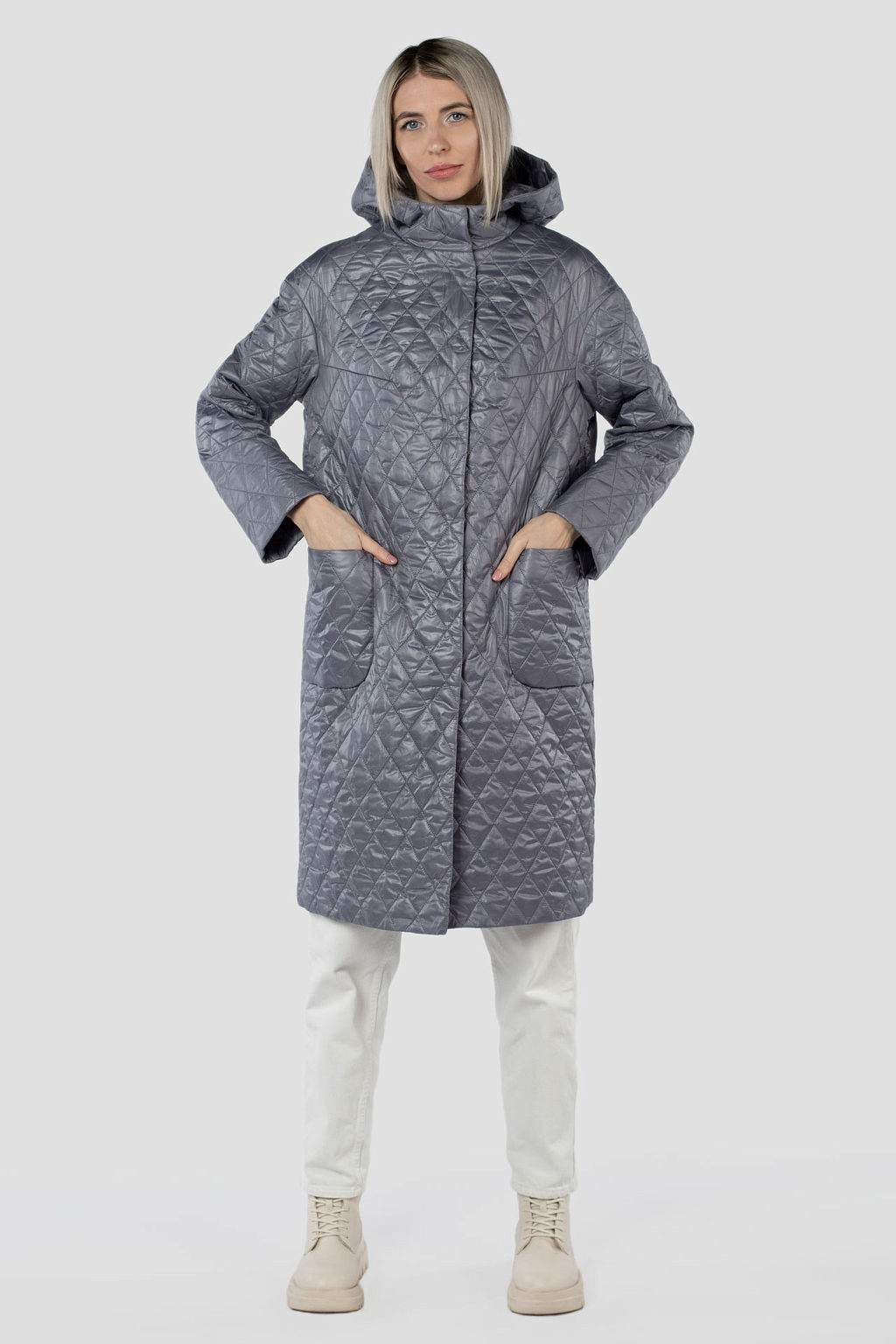 КУРТКА ЖЕНСКАЯ ДЕМИСЕЗОННАЯ (СИНТЕПОН 150) - Империя пальто фото 9