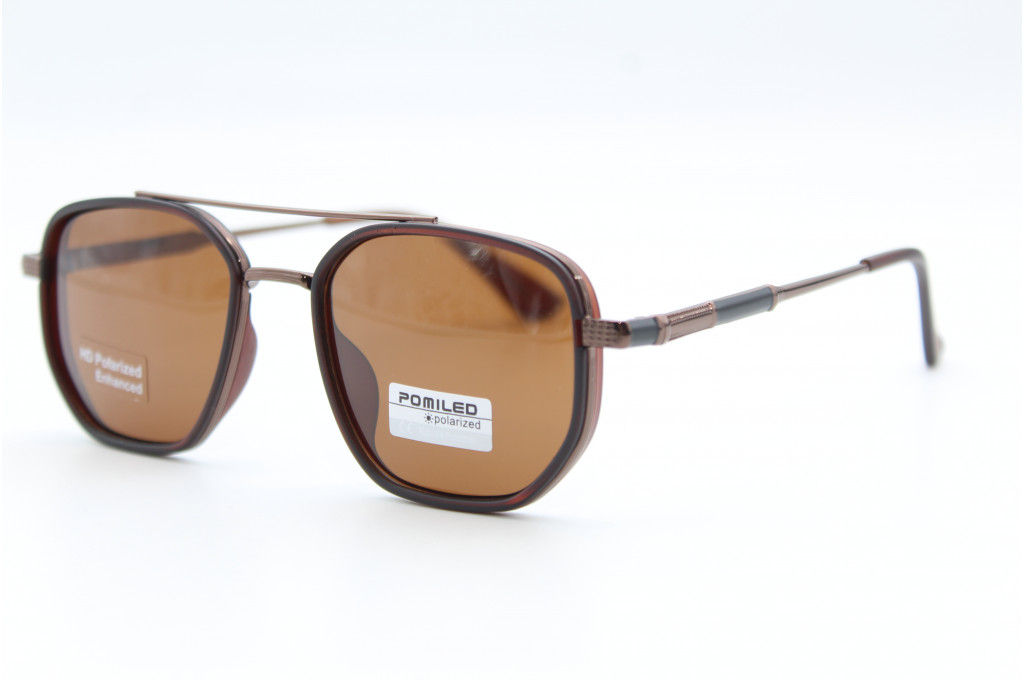 Солнцезащитные очки POMILED (Polarized) 08240 52-20-140 C10-32 с мешочком