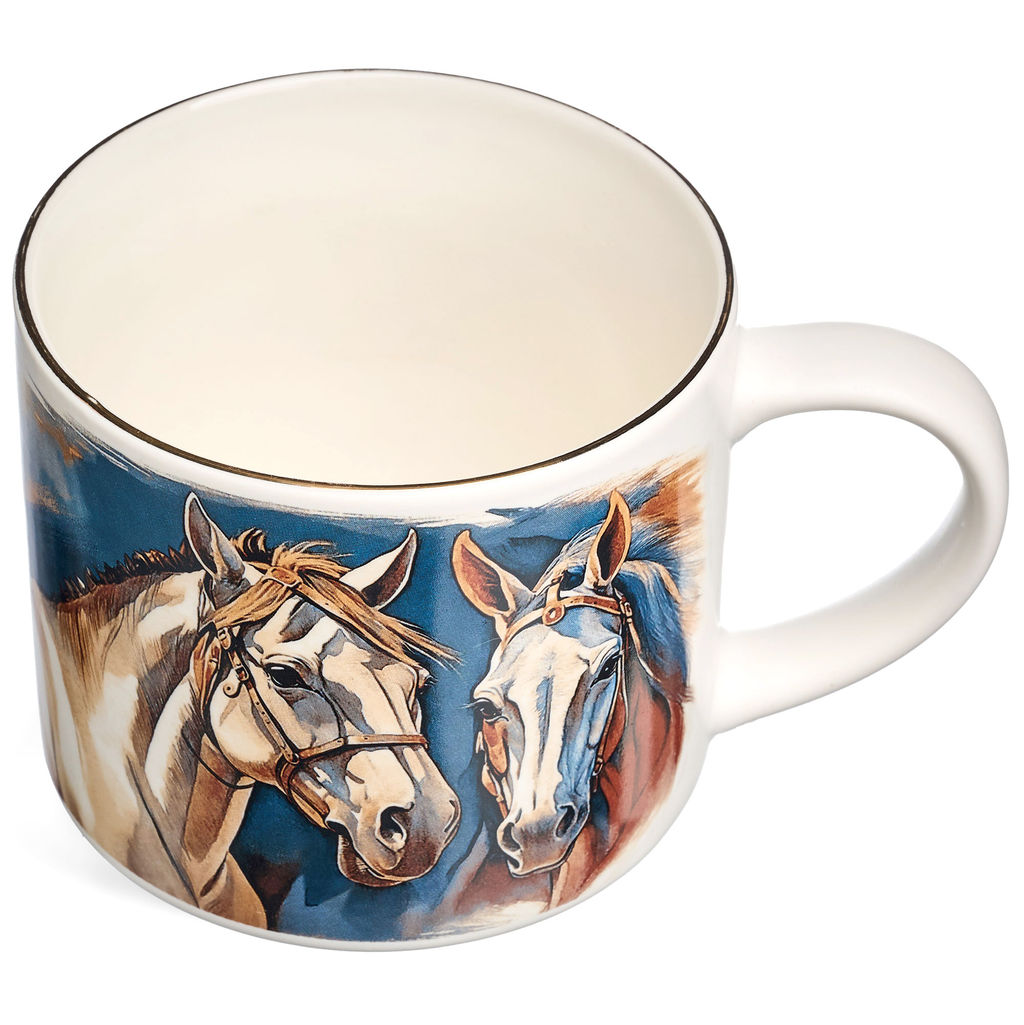 КРУЖКА LEFARD HORSE ЗОЛОТО 500МЛ  фото 4