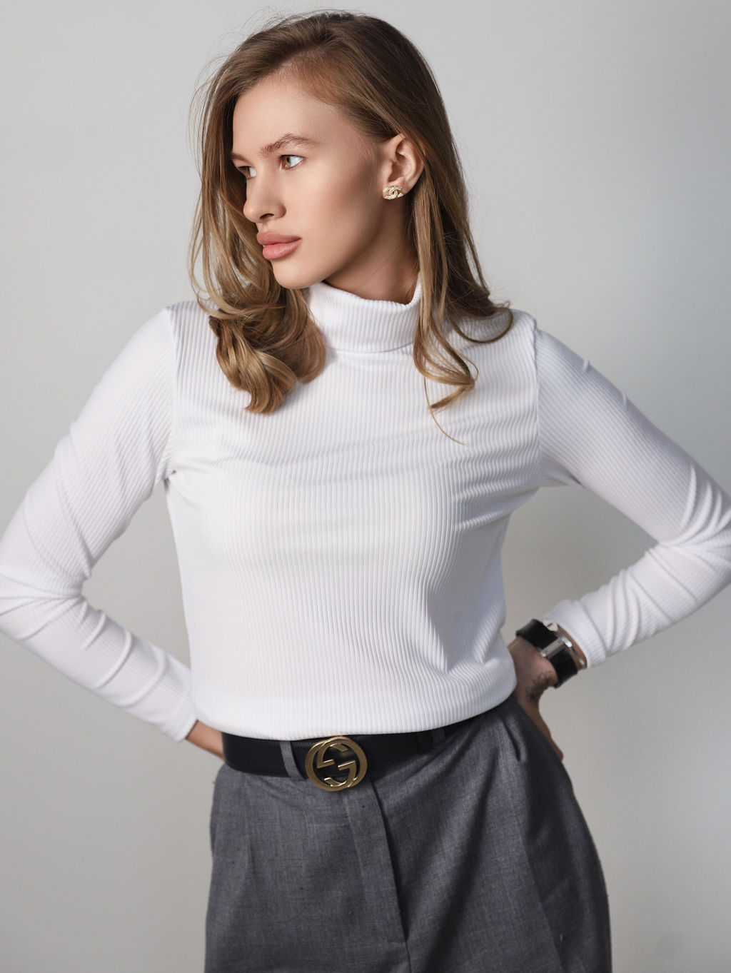 Водолазка женская с горлом КВ200 Белый от фабрики Спортсоло